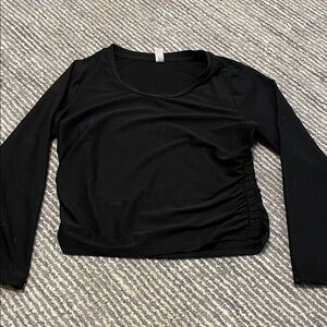 All in Motion Black Long Sleeve Tee